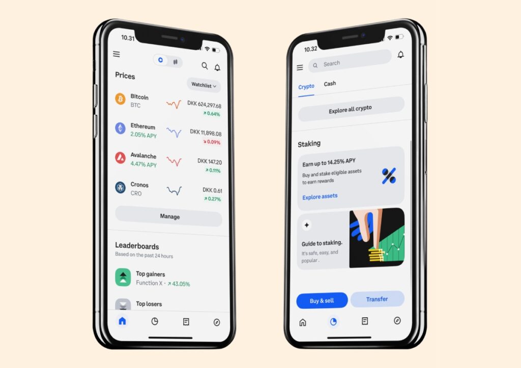 Coinbase app'en er en af de bedst bedømte krypto-apps på markedet