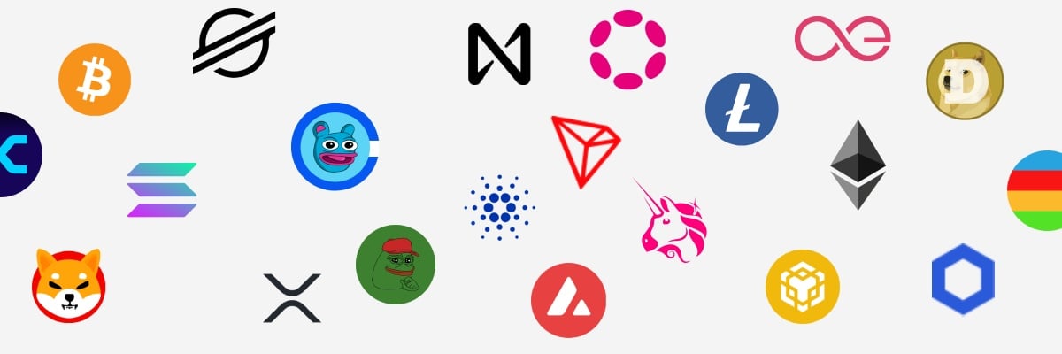 Se kryptovaluta kurser i realtid med priser, udvikling og handelsvolumen