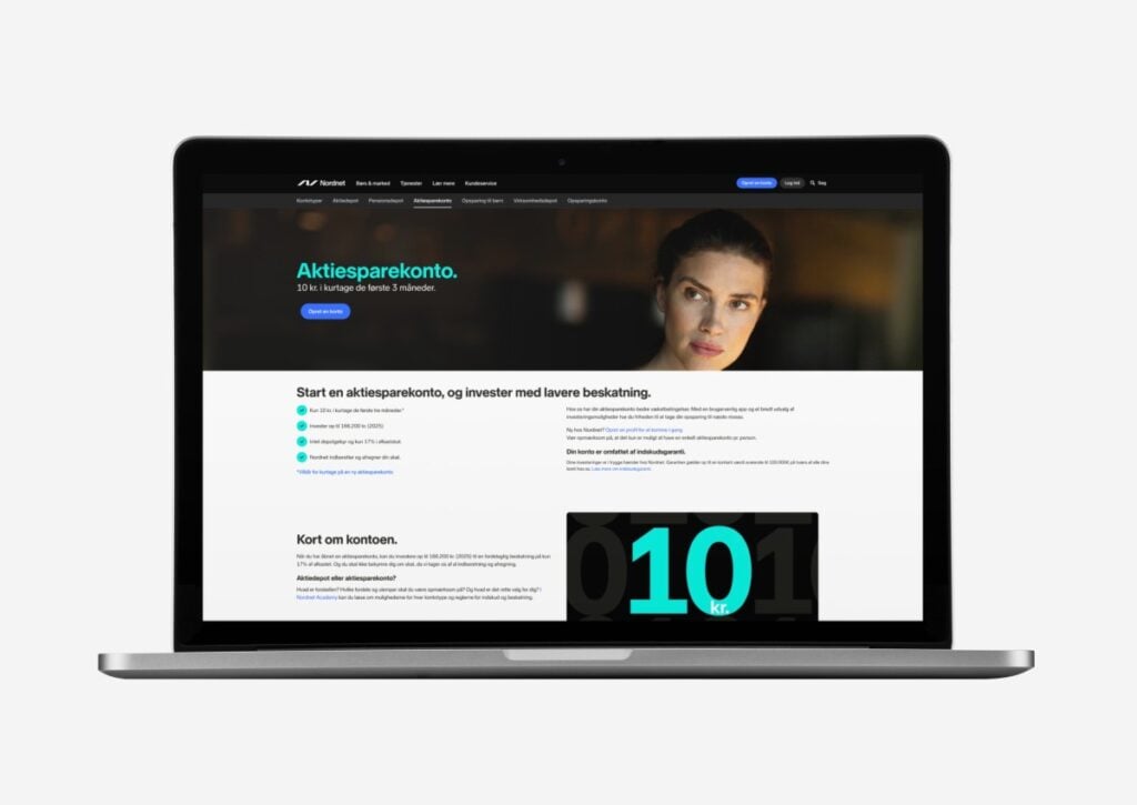 Investér til blot 17% i afkastskat med en Nordnet aktiesparekonto